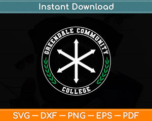 Community Greendale Community College Symbol Svg Digital Cutting File