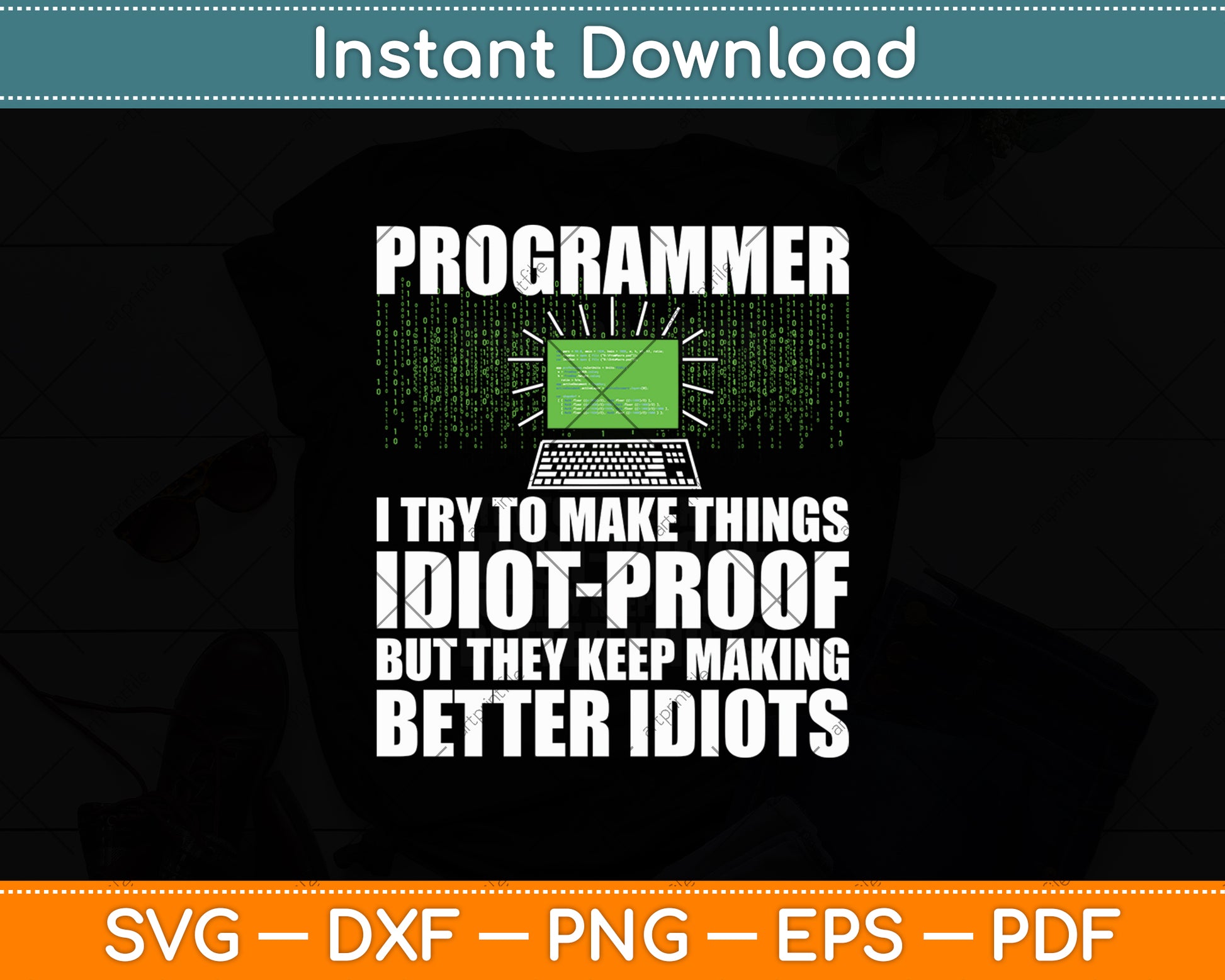 Computer Programmer Science Coding Lovers Svg Digital Cutting File