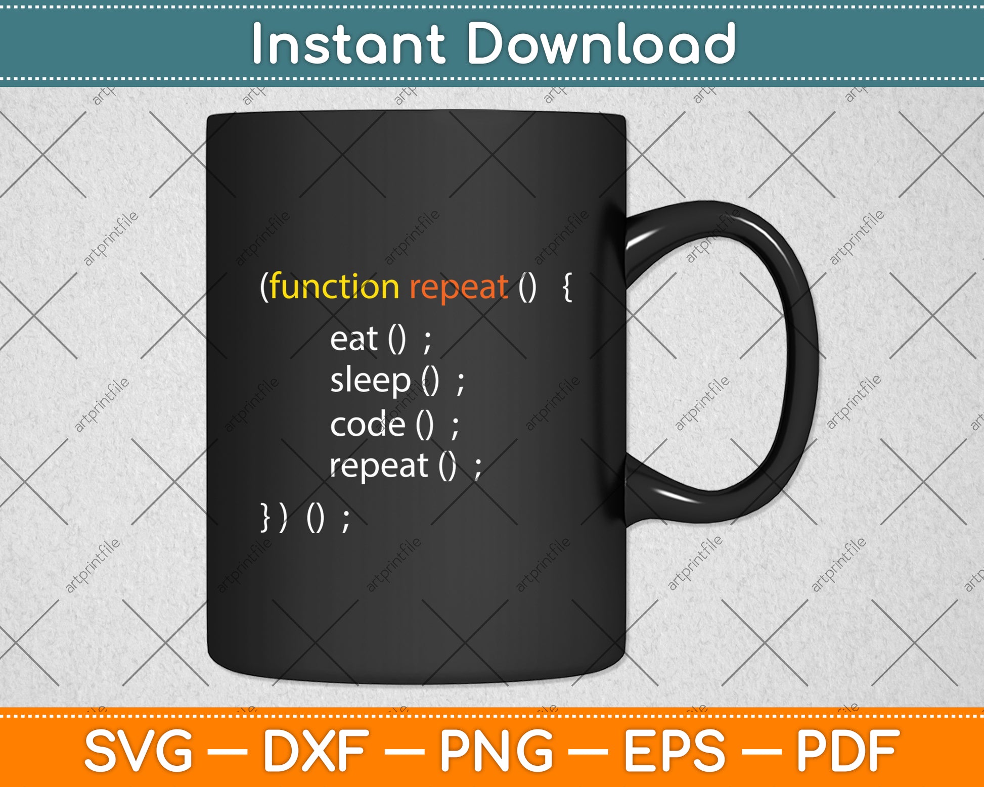 Computer Science Programmer Eat Sleep Code Funny Svg Design Cut File ...
