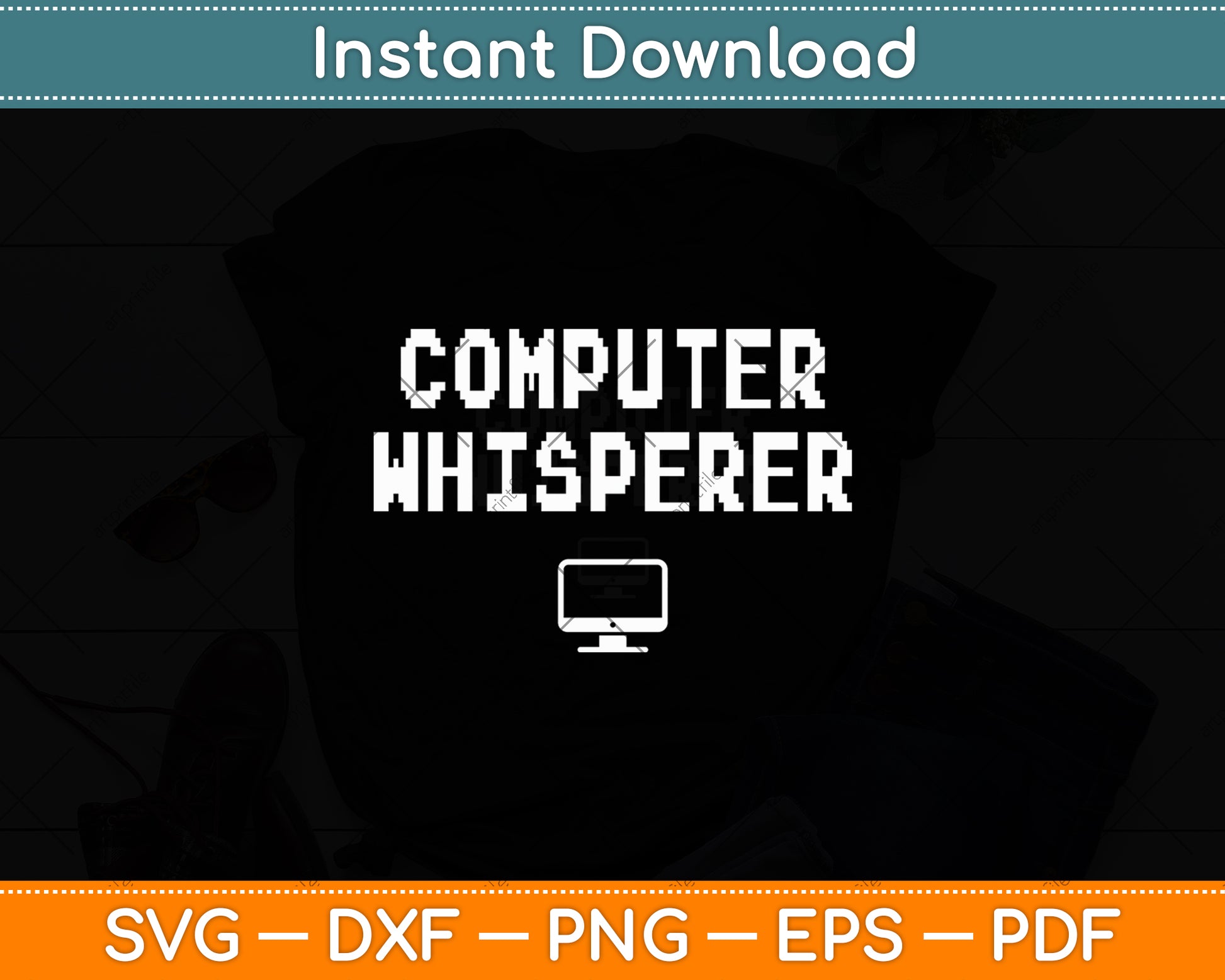 Computer Whisperer Tech Support It Funny Computer Whisperer Svg Digital Cutting File