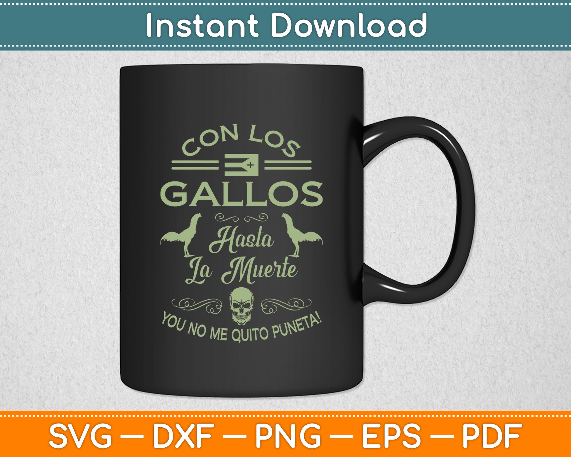 Con Los Gallos Gallero Fighting Rooster Puerto Rico Flag Svg Png Dxf Digital Cutting File