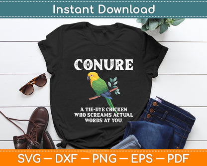 Conure Owner Definition Conure Parrot Lover Svg Digital Cutting File