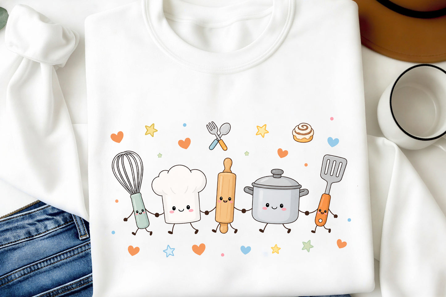 Cute Baking Kitchen Characters PNG Bundle