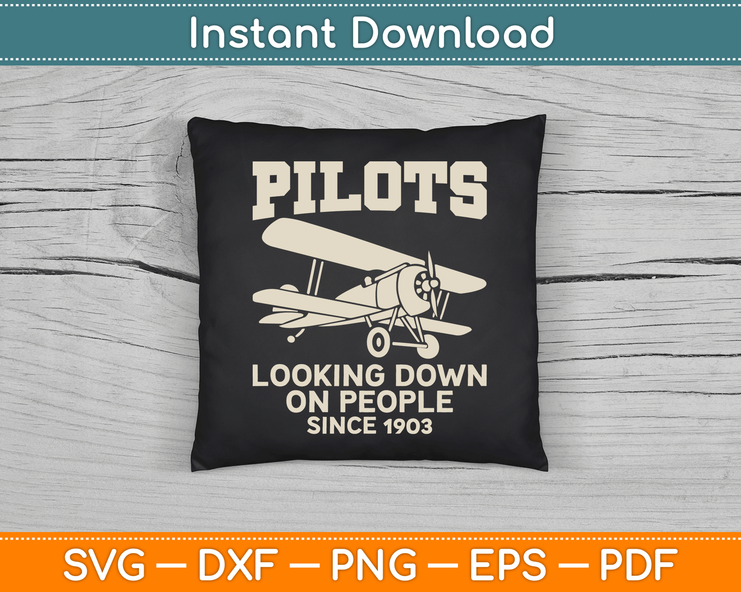 Cool Pilot For Men Women Aircraft Pilot Airplane Flying SVG Digital Cutting File