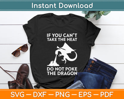 Cool Dragon Flame-Spewing Flying Mythical Creature Svg Png Dxf Digital Cutting File