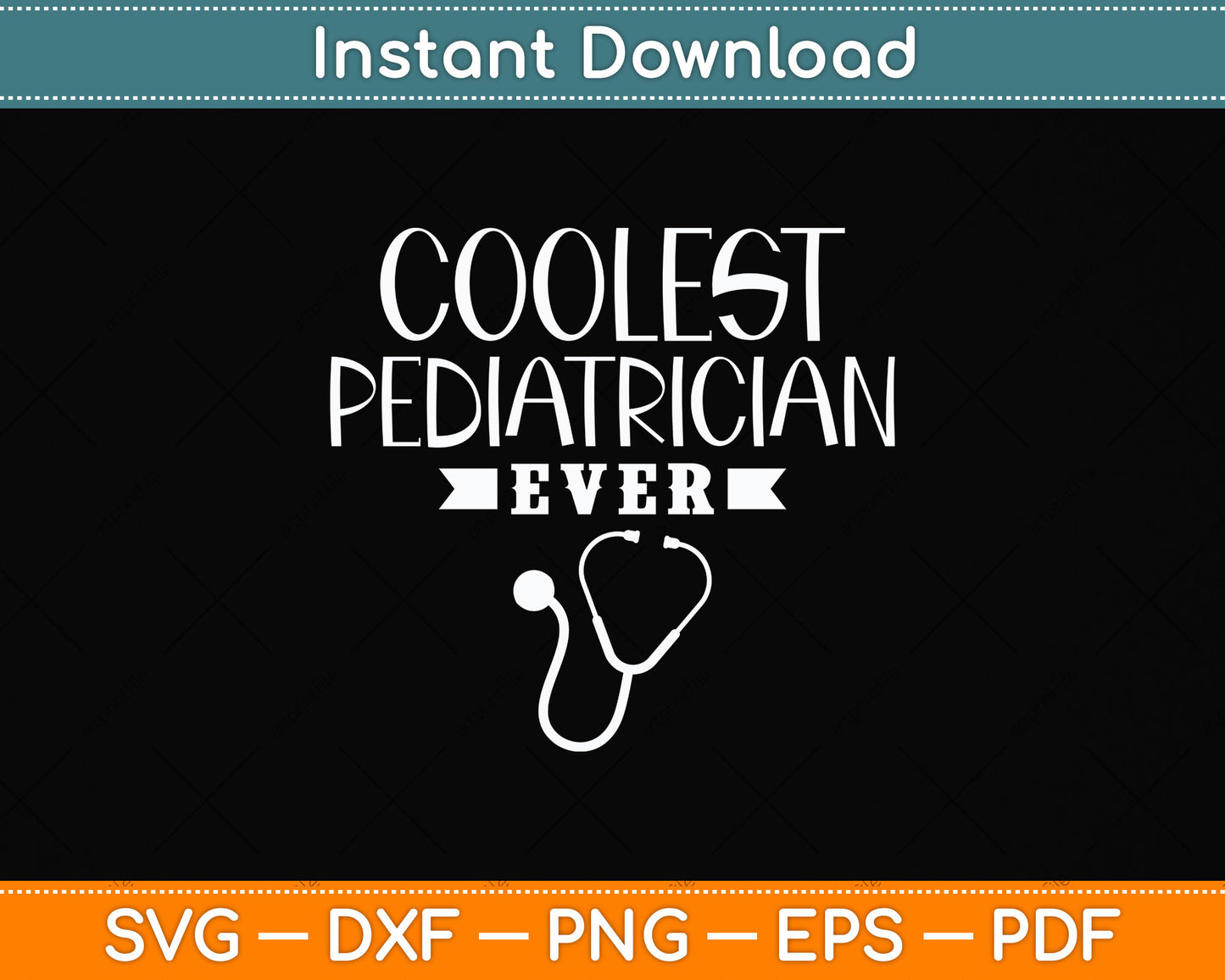 Coolest Pediatrician Ever Pediatrician Svg Png Dxf Digital Cutting File