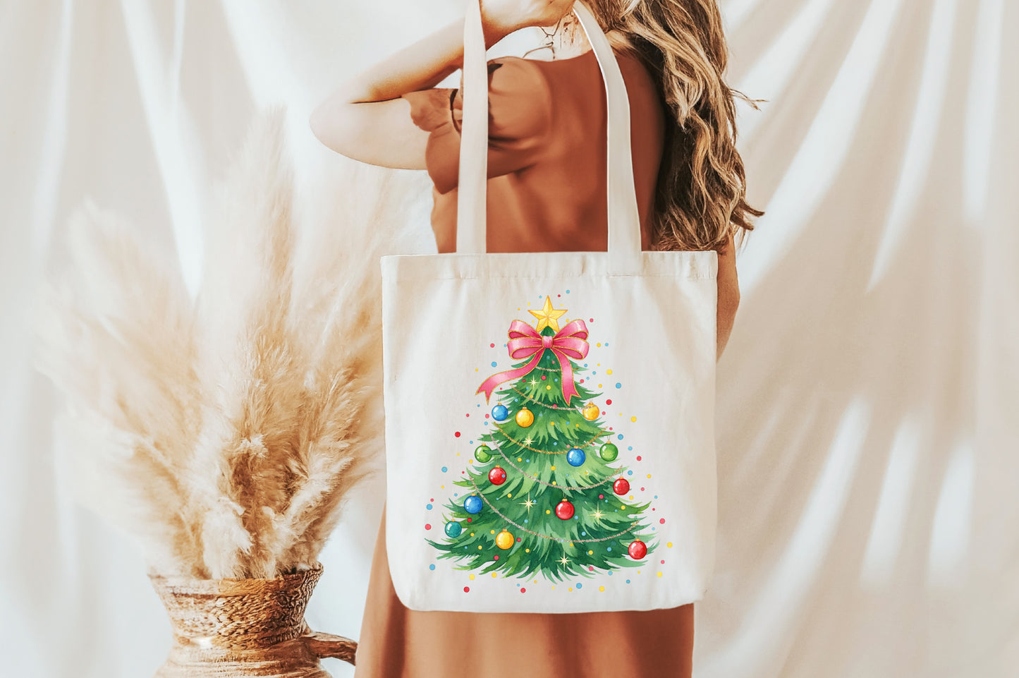 Coquette Christmas Tree Sublimation PNG
