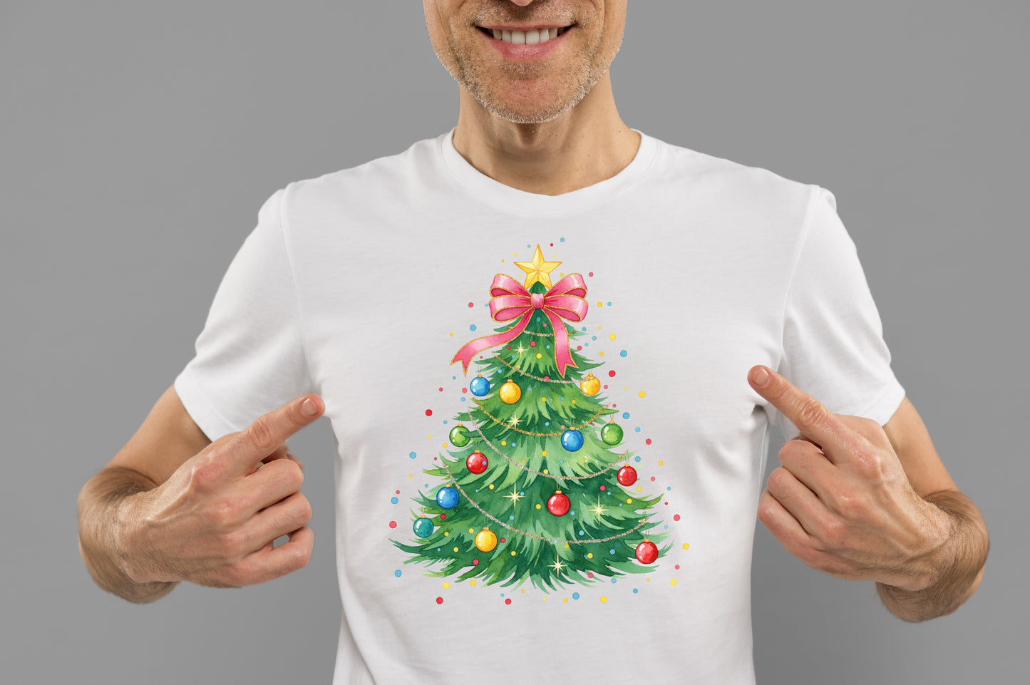 Coquette Christmas Tree Sublimation PNG