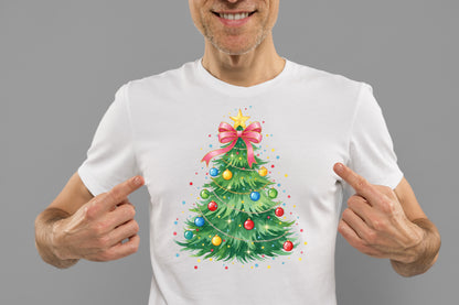 Coquette Christmas Tree Sublimation PNG
