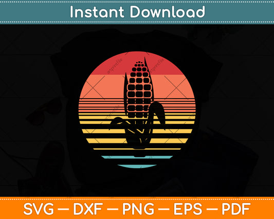 Corn Farmers Retro Vintage Svg Digital Cutting File