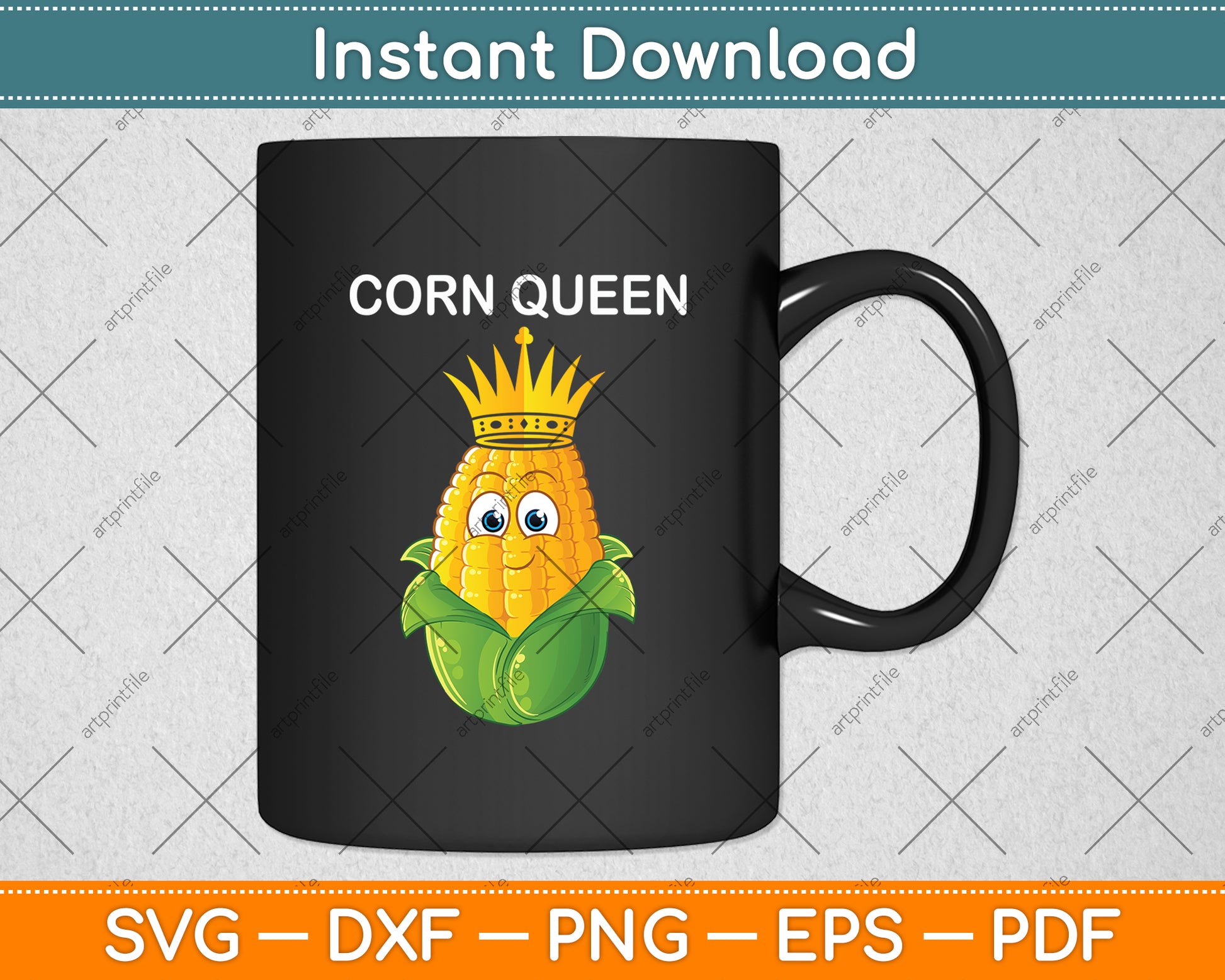 Corn Queen Corn Lover Svg Digital Cutting File