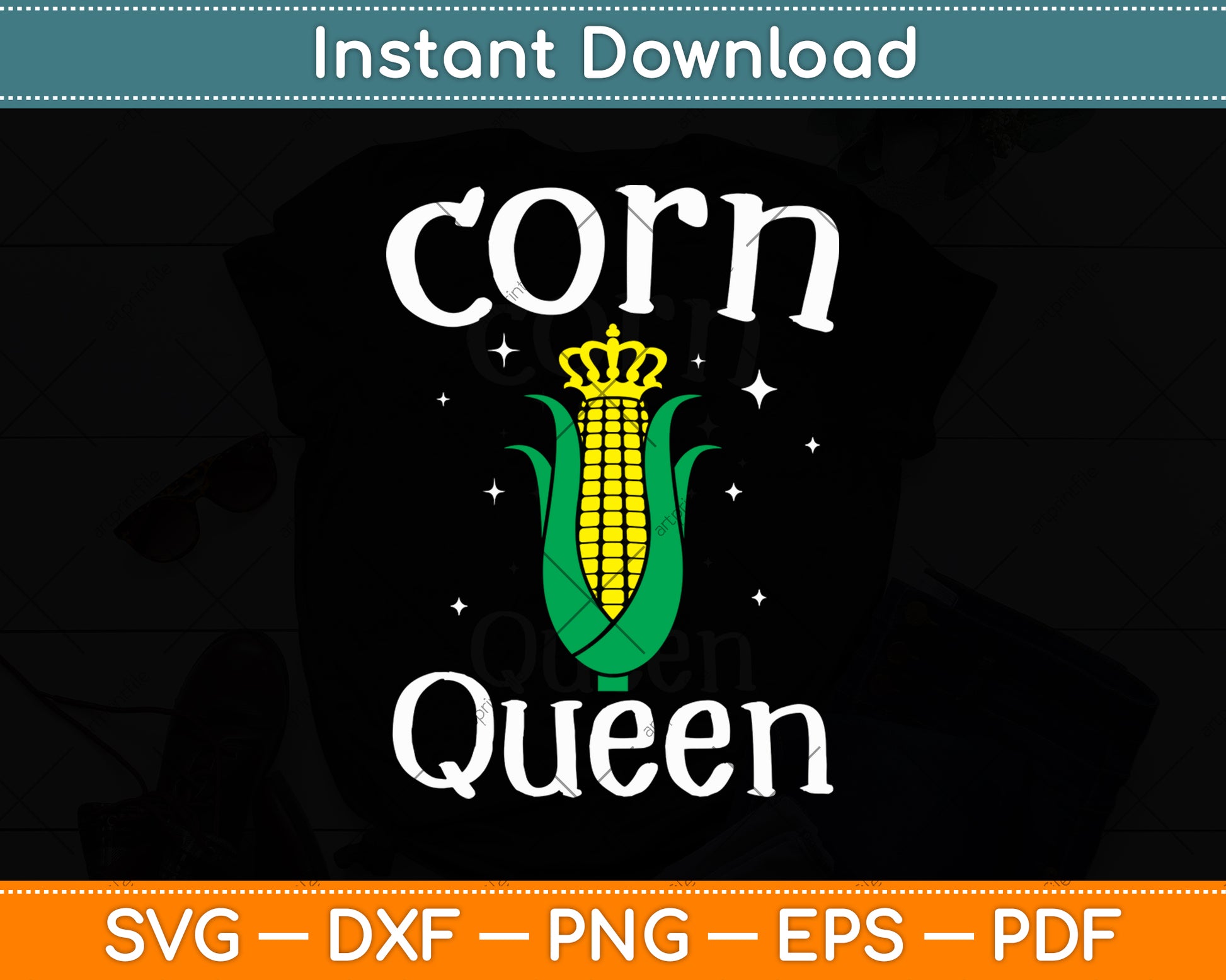Corn Queen Mothers Day Svg Digital Cutting File