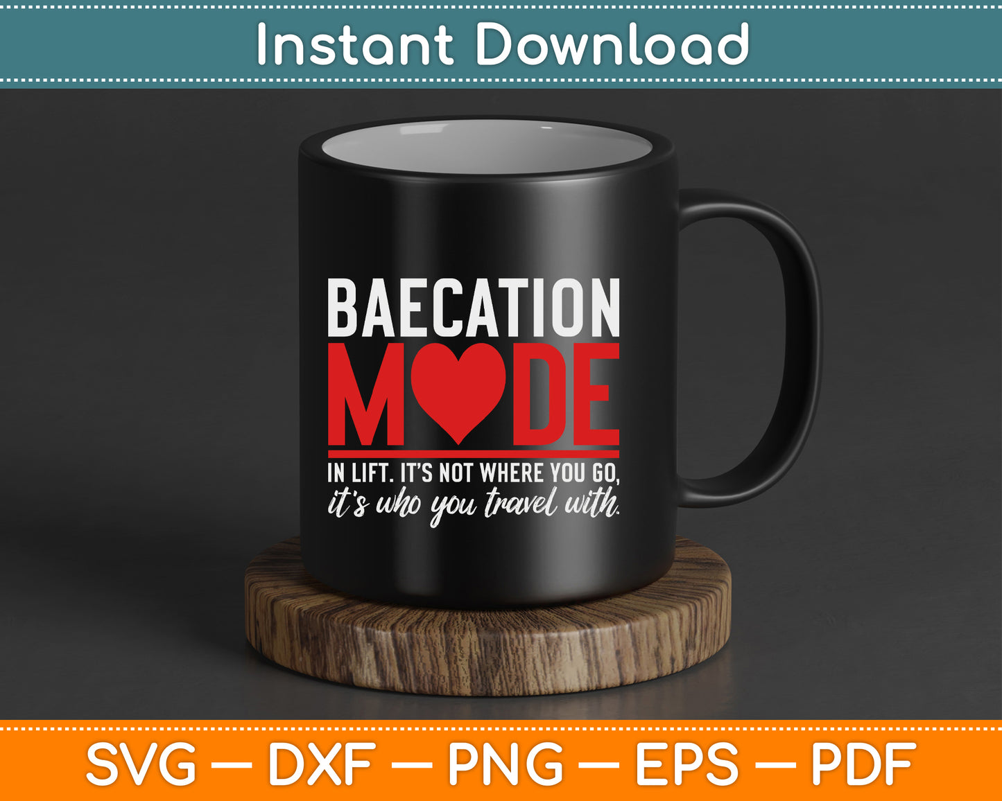 Cute Couples Trip Matching Vacation Baecation Vibes SVG PNG Digital Cutting File
