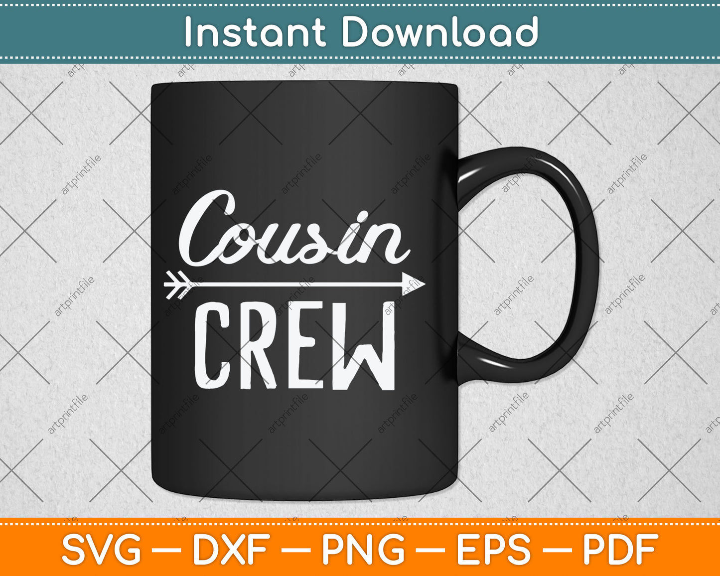 Cousin Crew Family Vacation Christmas Svg Digital Cutting File