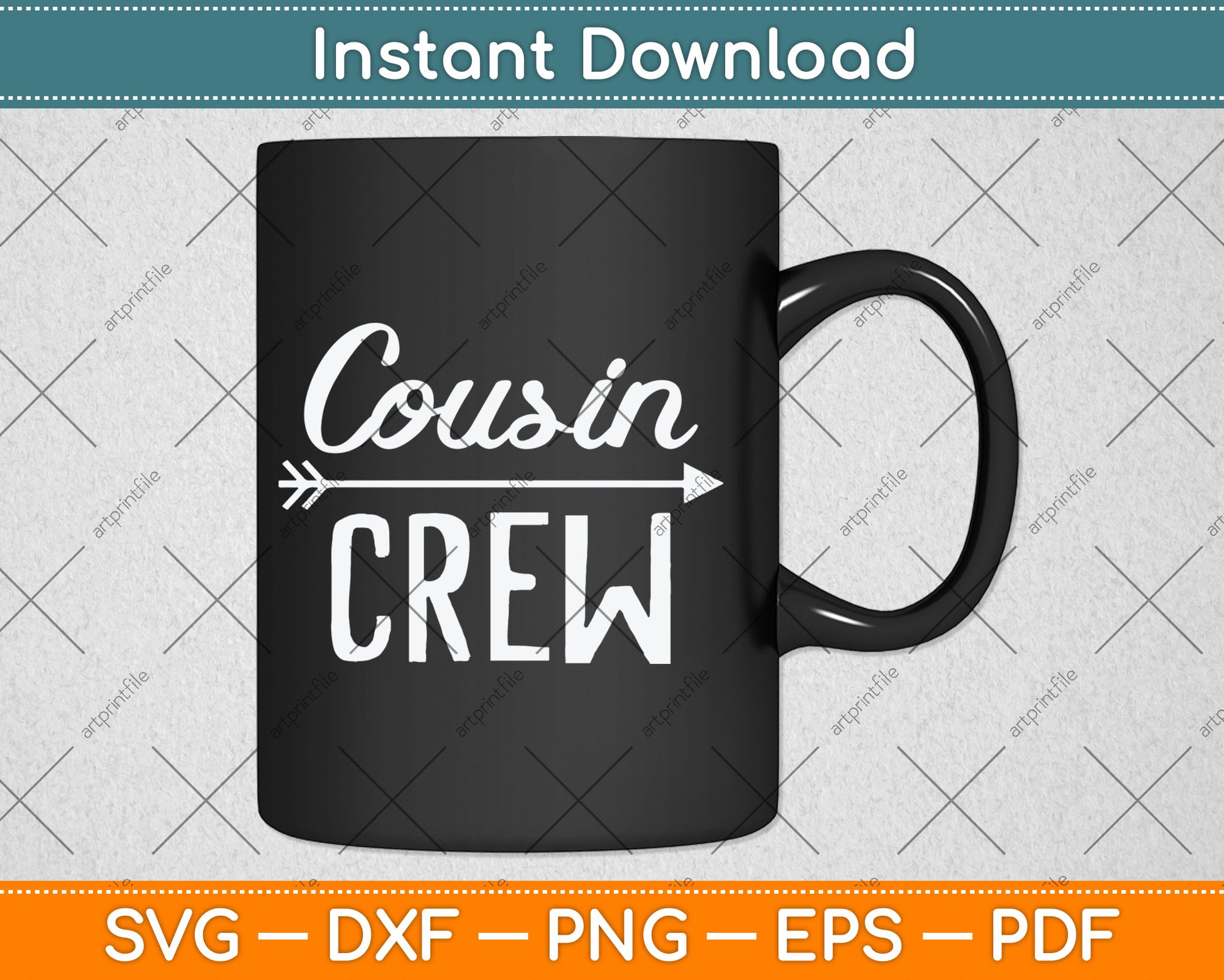 Cousin Crew Family Vacation Christmas Svg Digital Cutting File