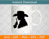 Cowboy Svg Digital Cutting File