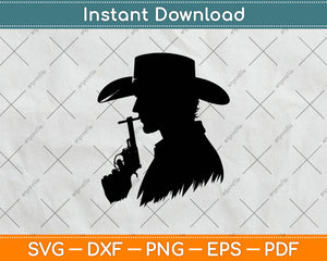 Cowboy Svg Digital Cutting File