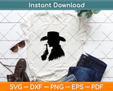 Cowboy Svg Digital Cutting File