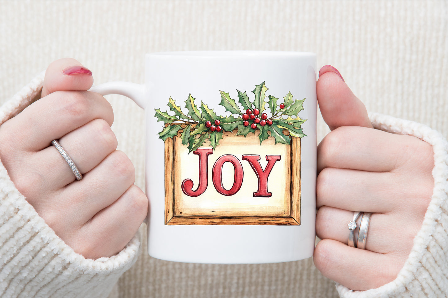 Cozy Christmas Charm Sublimation Clipart PNG Bundle Commercial Use