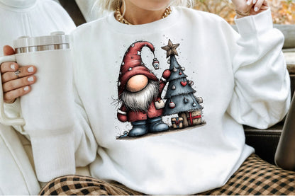 Cozy Christmas Gnome Clipart PNG Bundle