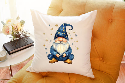 Cozy Christmas Gnomes Clipart PNG Bundle Commercial Use