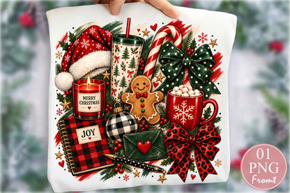 Cozy Christmas PNG Sublimation Bundle Design