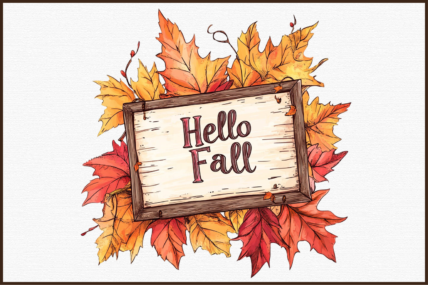 Cozy Fall Autumn PNG Bundle Cute Seasonal Clipart
