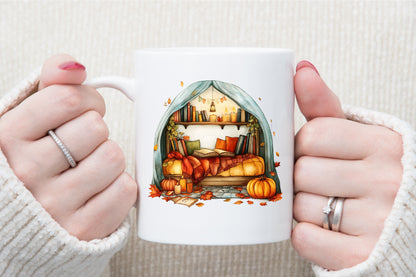 Cozy Fall Autumn PNG Bundle Cute Seasonal Clipart