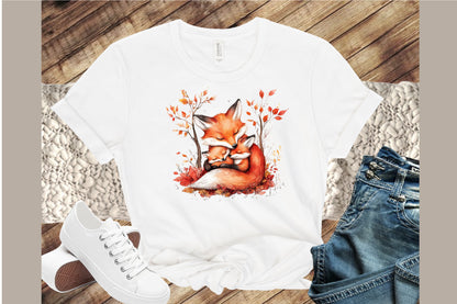 Cozy Fall Animals PNG Bundle Cute Autumn Clipart