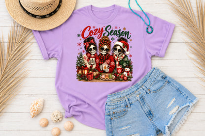 Cozy Season Christmas Skull PNG Bundle