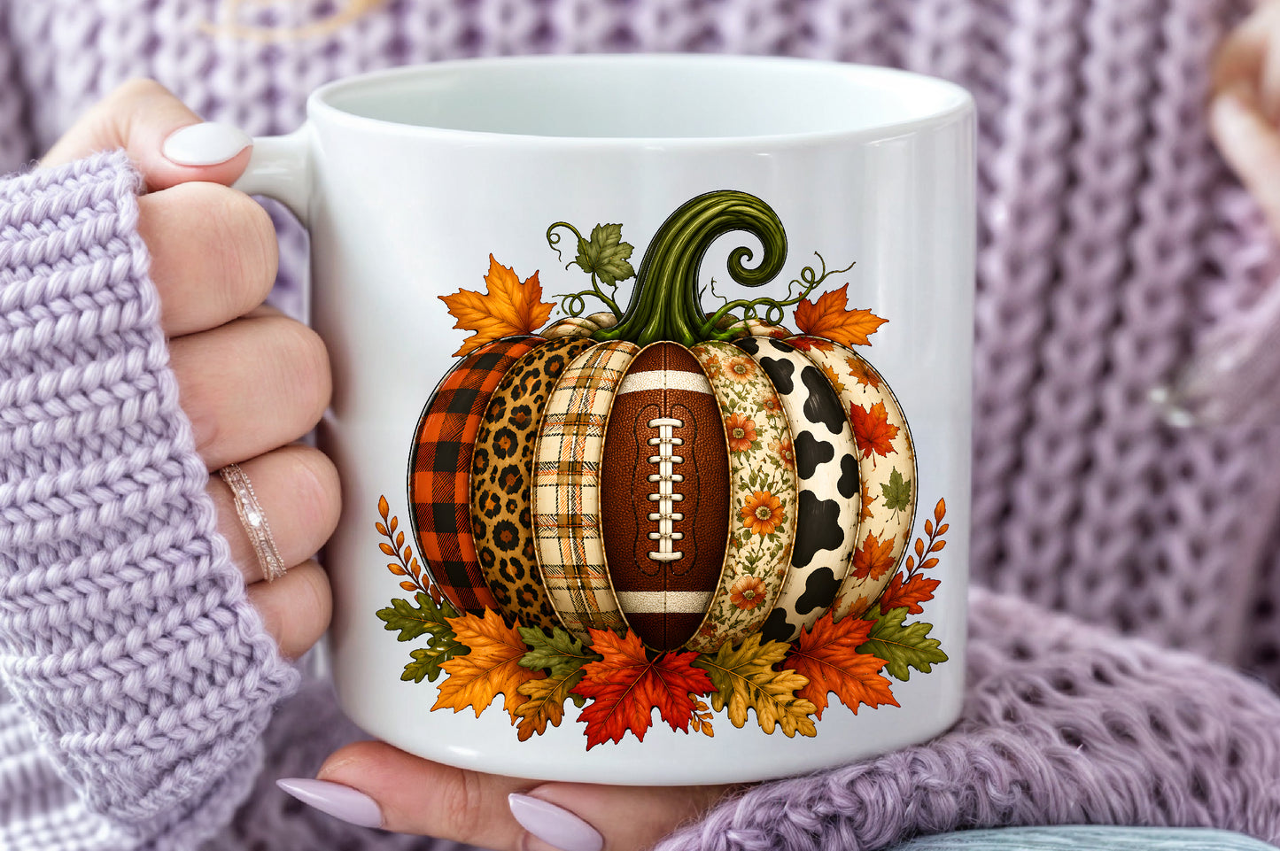Cozy Season PNG Fall Football Pumpkin Christmas Sublimation Bundle
