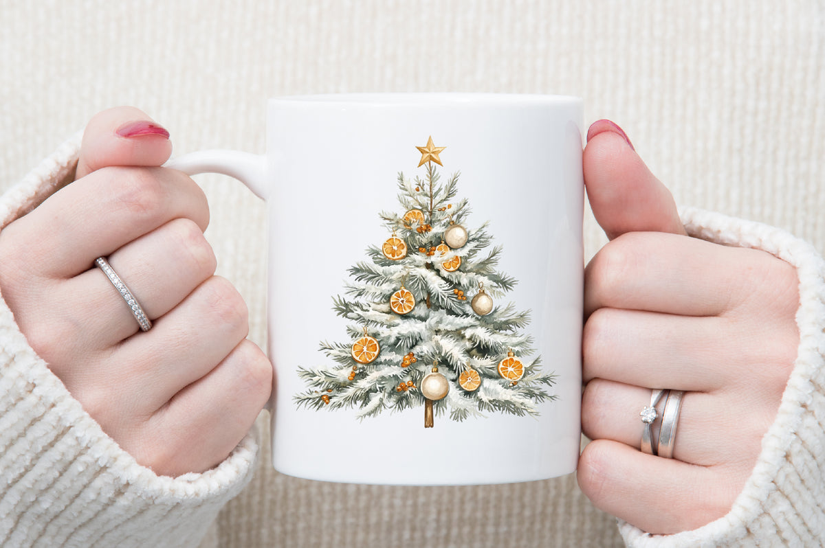 Cozy White Christmas Clipart PNG Bundle Commercial Use
