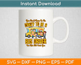 Crazy To Be A Bus Driver School Bus Driving Back To School Svg Digital Cutting File