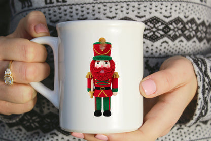 Crochet Faux Yarn Christmas Nutcracker PNG