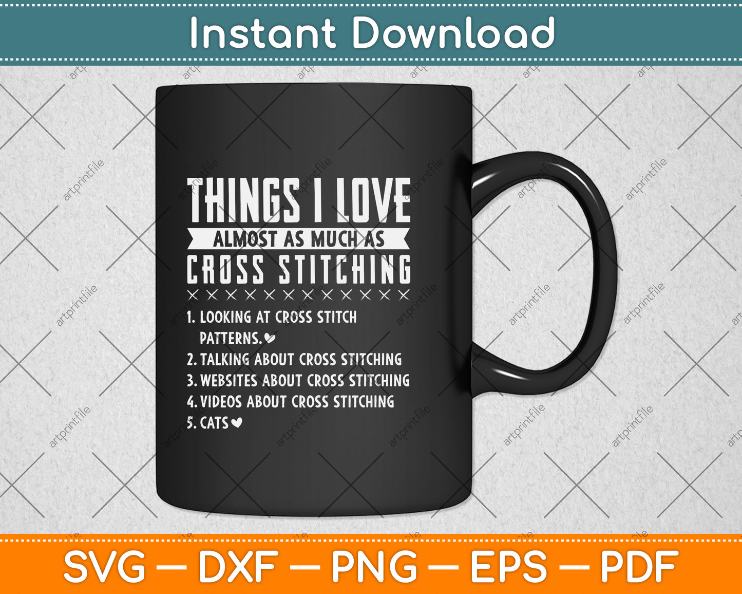 Cross Stitch Funny Love Stitching Sewing Needlepoint Svg Png Dxf Digital Cutting File