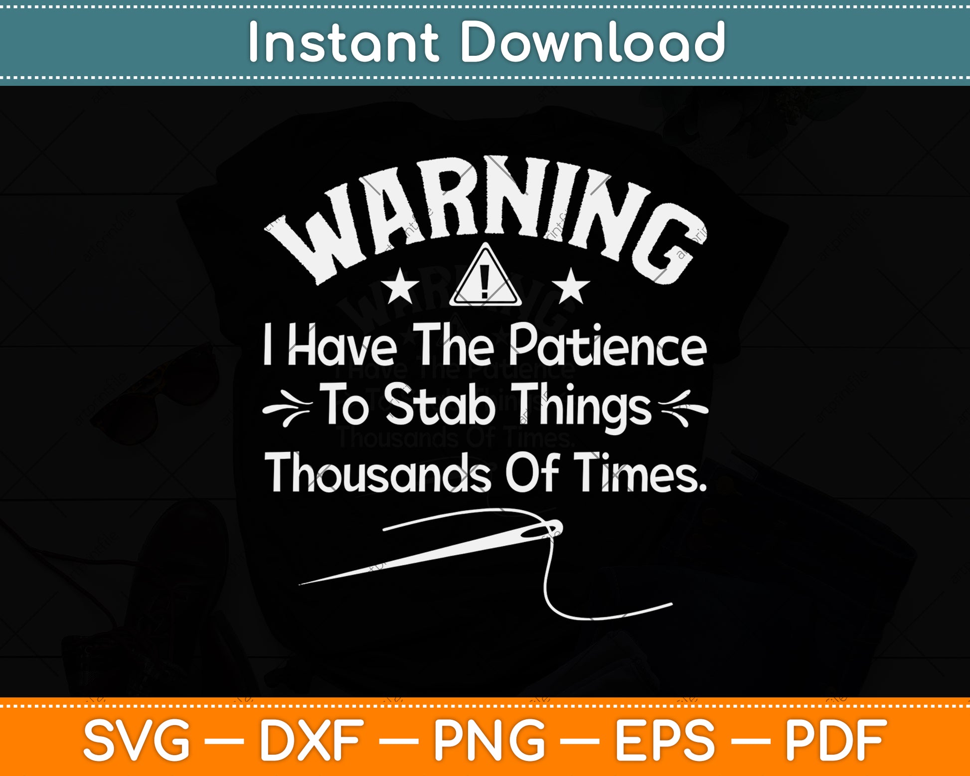 Cross Stitch Needlepoint Sewing Quilting Funny Svg Design Cutting File