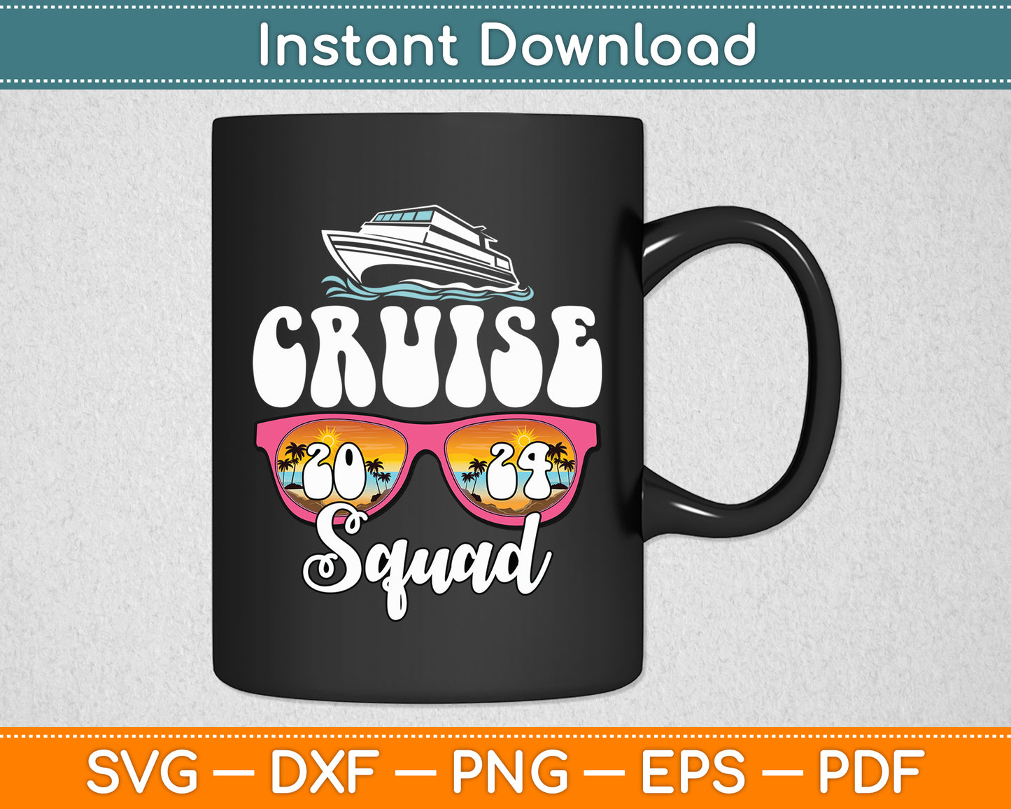 Cruise Squad 2024 Family Vacation Matching Svg Digital Cutting File