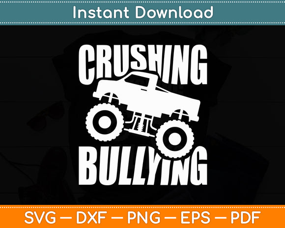 Crushing Bullying Svg Digital Cutting File