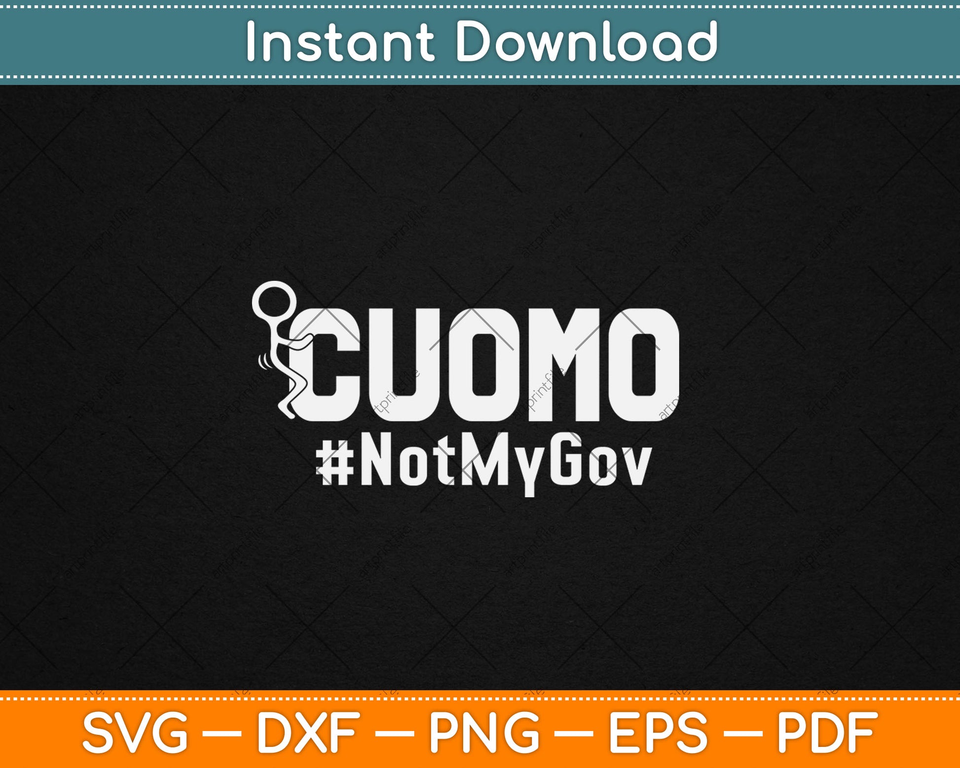 Cuomo Not My Governor No Mo Cuomo NY Governor Svg Digital Cutting File