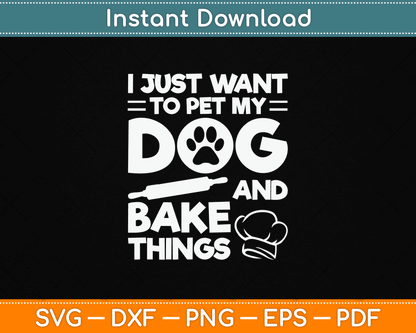 Cute baking SVG design for men and women who love baking and pastry making