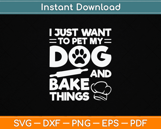 Cute baking SVG design for men and women who love baking and pastry making