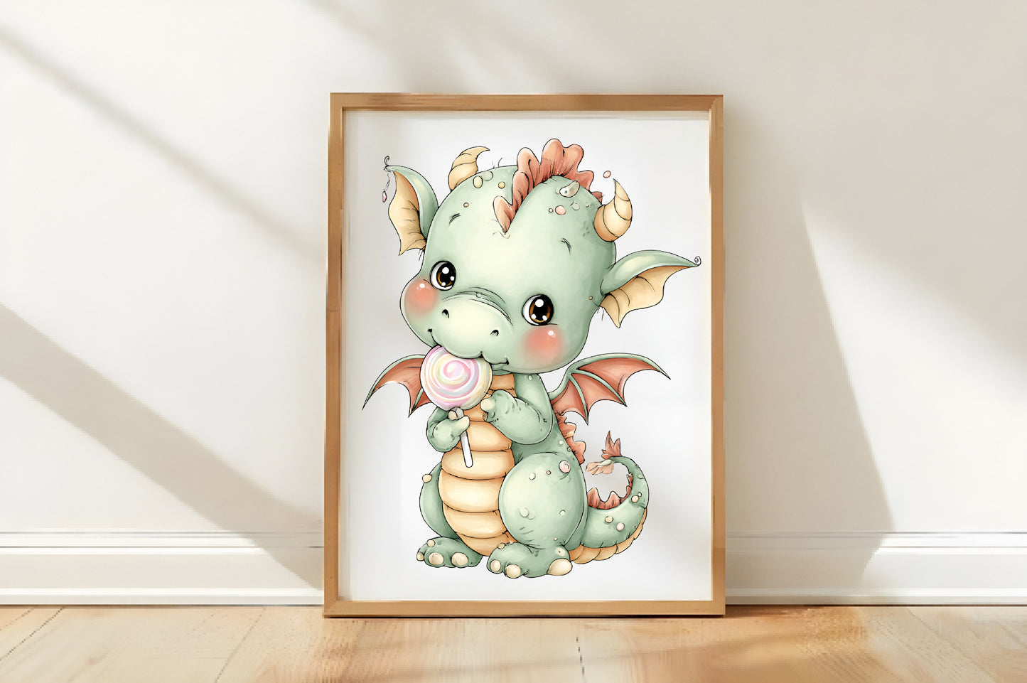 Cute Baby Dragons Clipart PNG Bundle | Adorable Watercolor Fantasy Dragon Clipart
