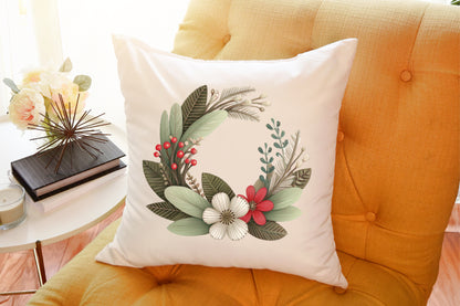 Cute Boho Christmas Watercolor Clipart PNG Bundle Commercial Use