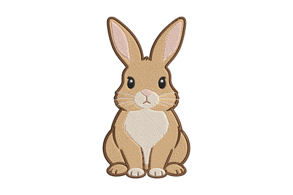 Cute Bunny Embroidery Design