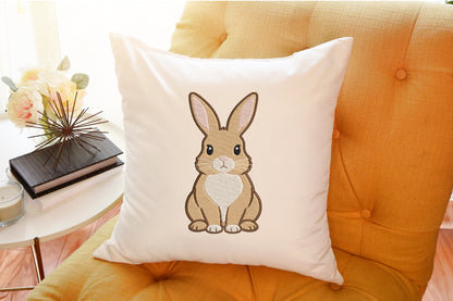 Cute Bunny Embroidery Design
