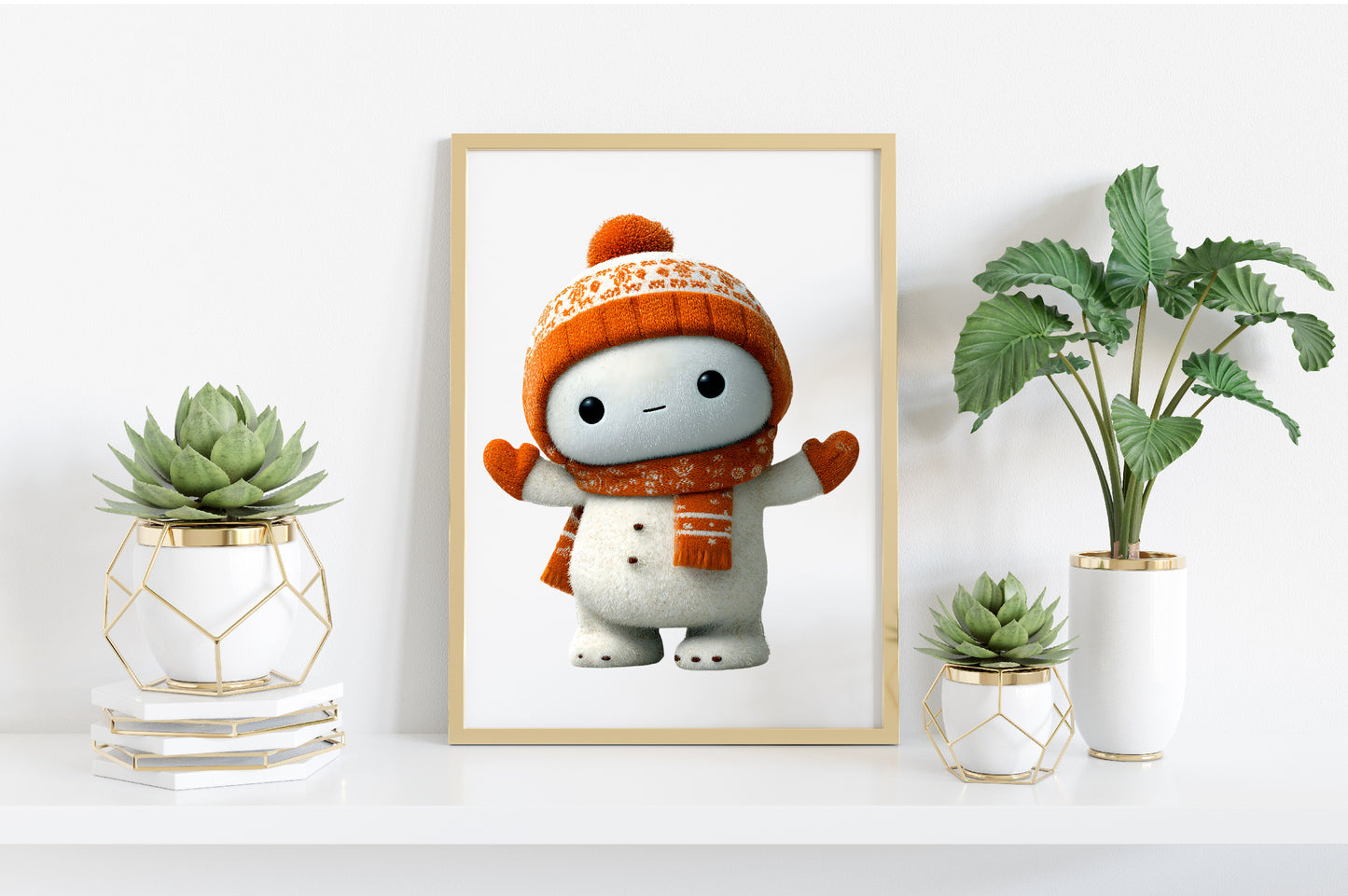 Cute Cartoon Christmas Clipart PNG Bundle | Adorable Watercolor Holiday Cartoon Clipart