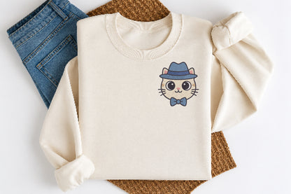 Cute Cat Faces Embroidery Bundle