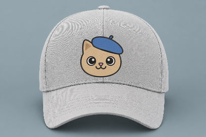 Cute Cat Faces Embroidery Bundle