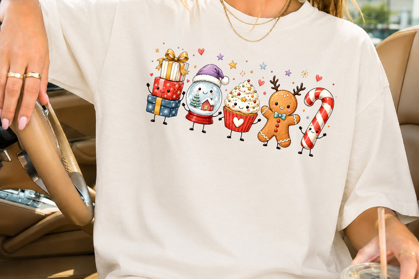Cute Christmas Characters PNG Bundle Holiday Friends