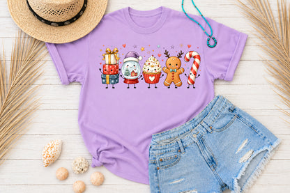 Cute Christmas Characters PNG Bundle Holiday Friends